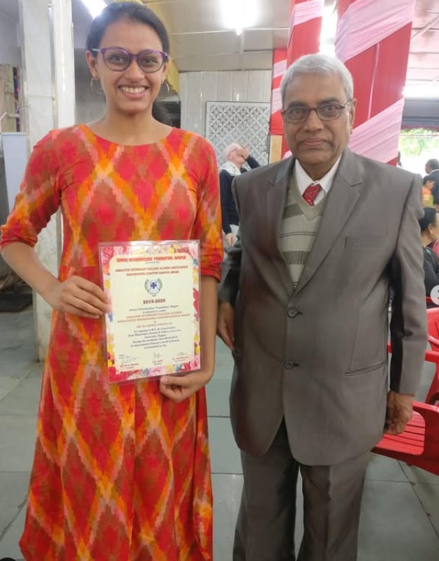 Award For Topping MVSc Exam